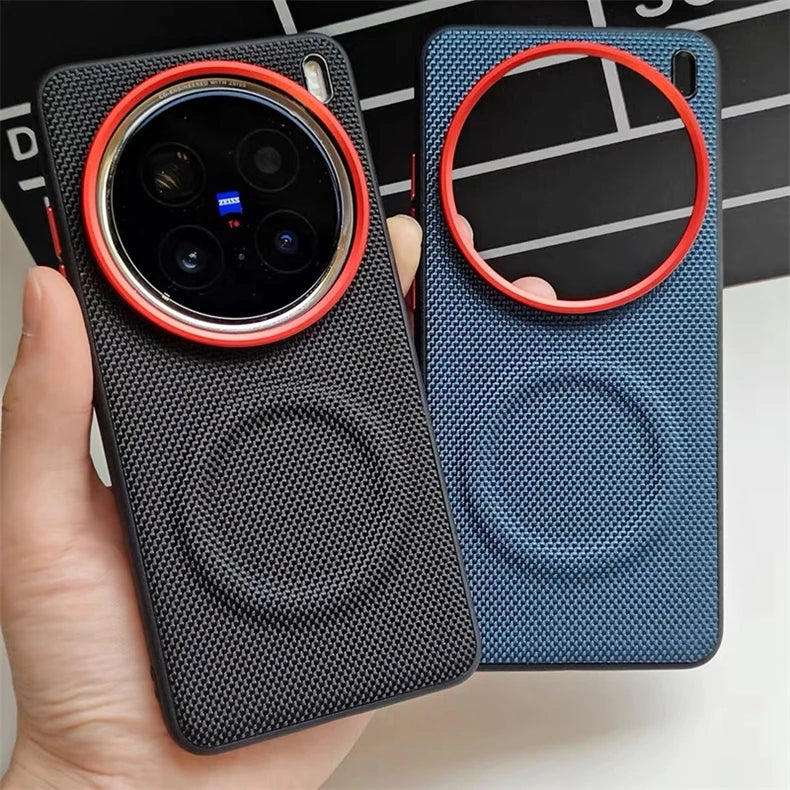 Nylon Woven Leather Case