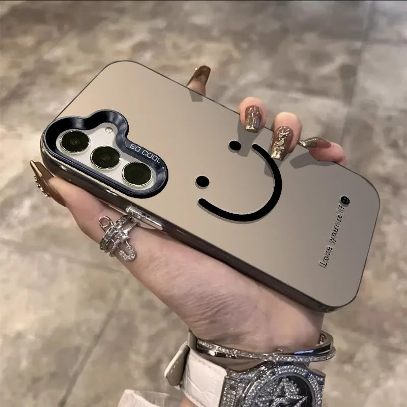 Silver Smile Cheeks Case