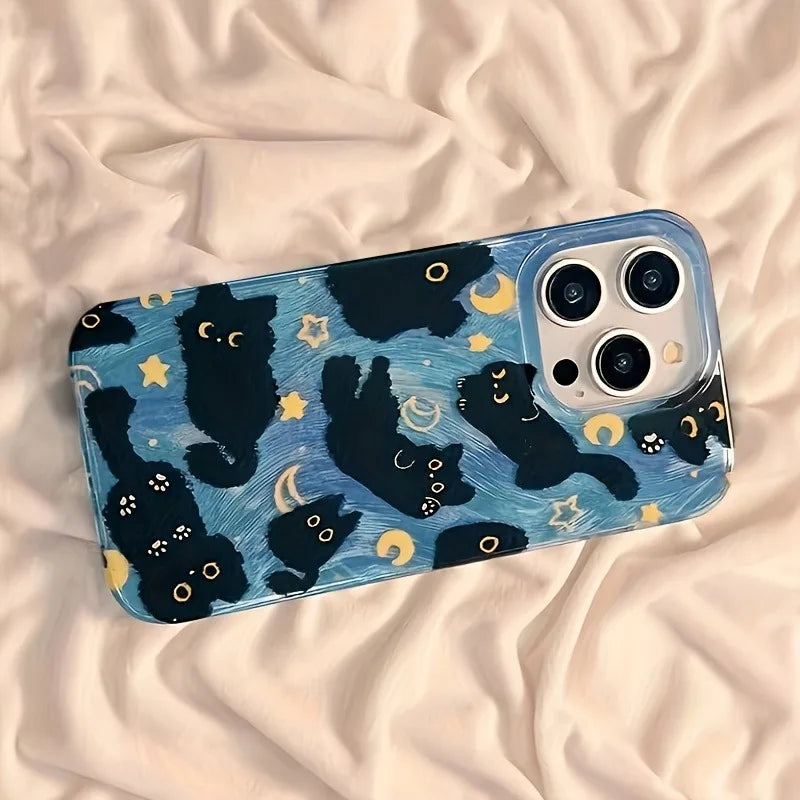Moon Start Cat Silicone Case
