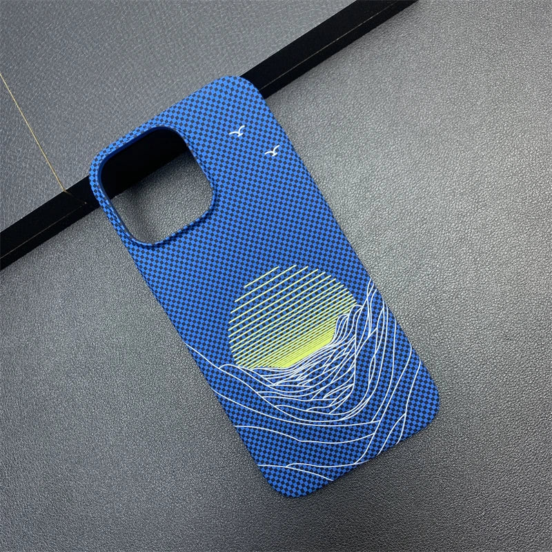Slim Carbon Fiber Pattern Case
