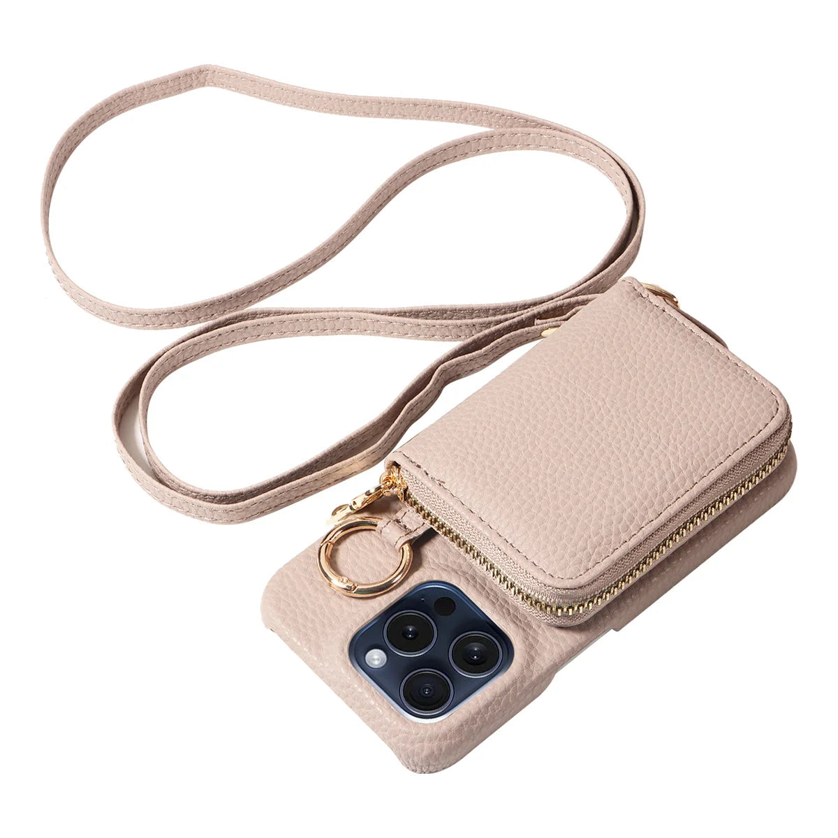 Faux Crossbody Wallet Case