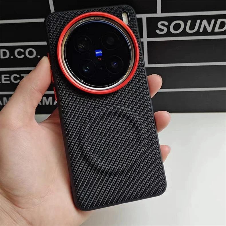 Nylon Woven Leather Case