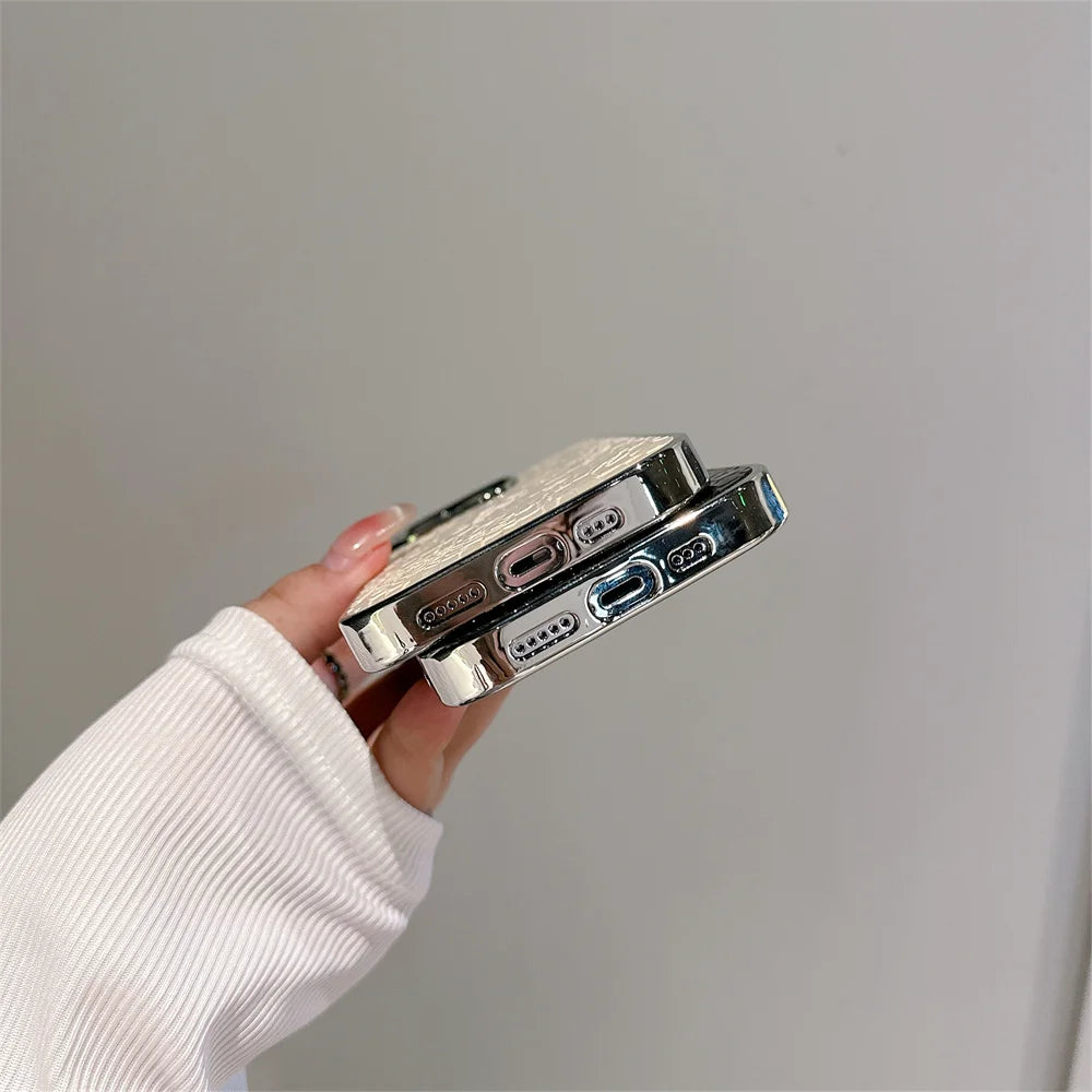 Luxury Croc Gloss Case