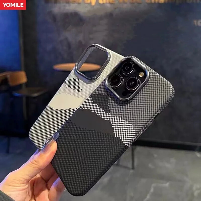 Carbon Fiber Texture Case for iPhone
