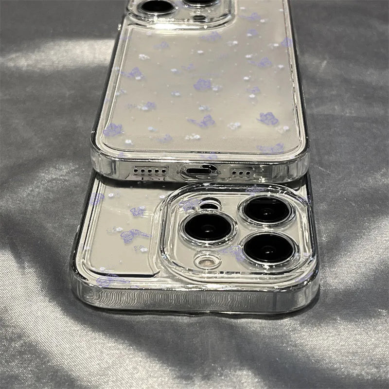 Crystal Butterfly Clear Case