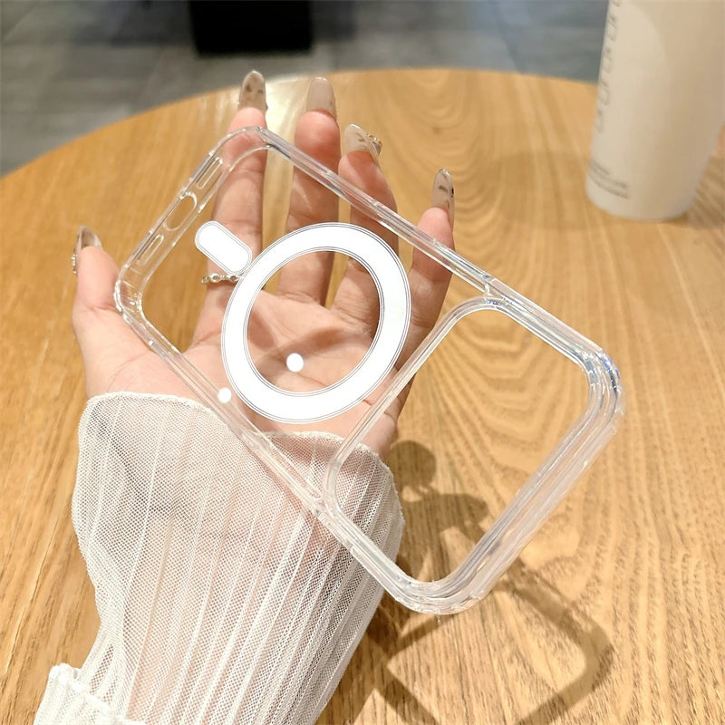 Transparent MagSafe Hard Case