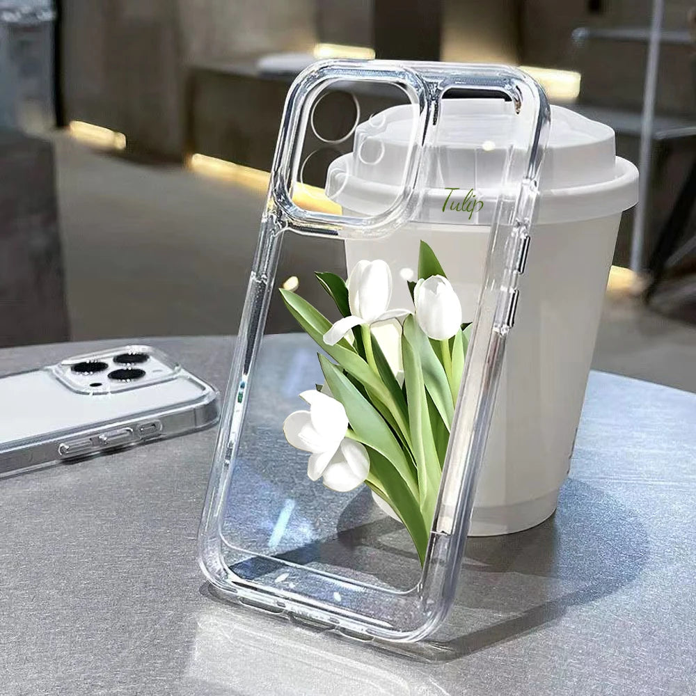 Tulip Bloom Clear Case