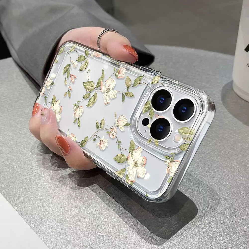 Floral Clear Silicone Case