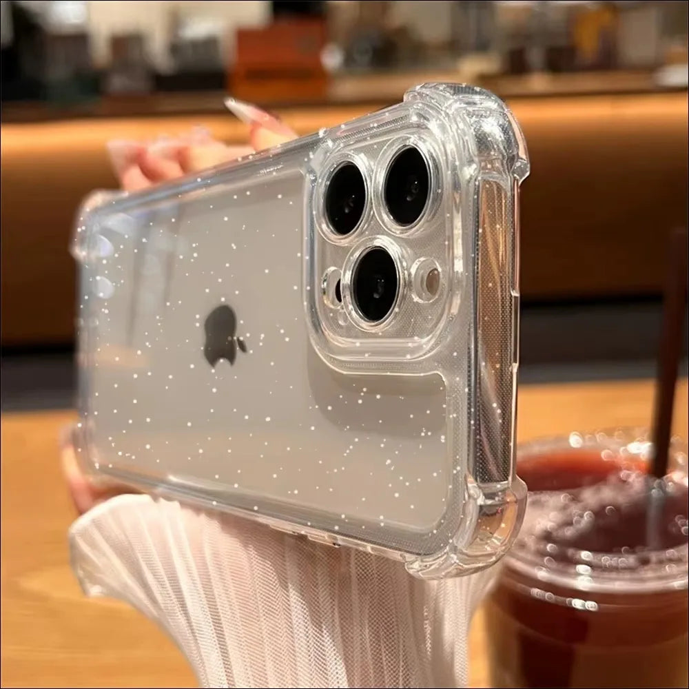 Crystal Glitter Clear Case