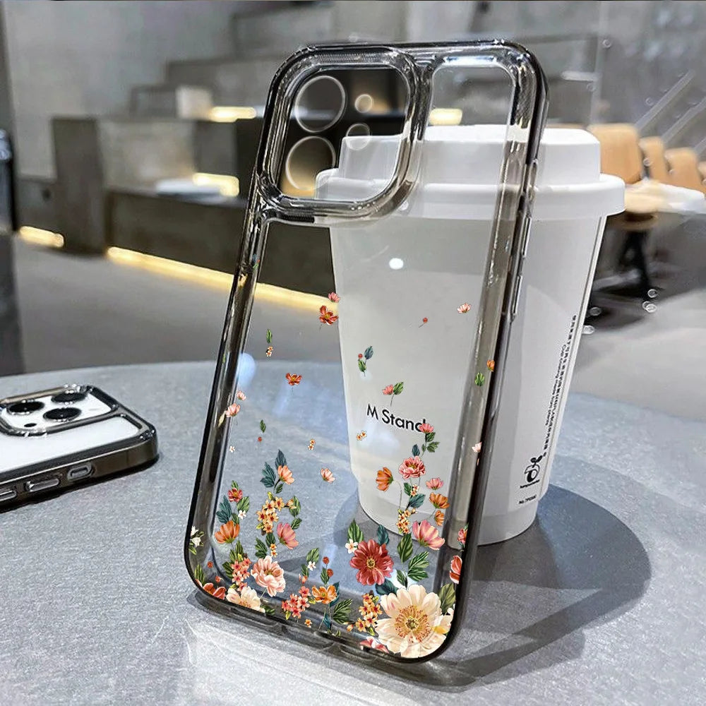 Elegant Flower Clear Case