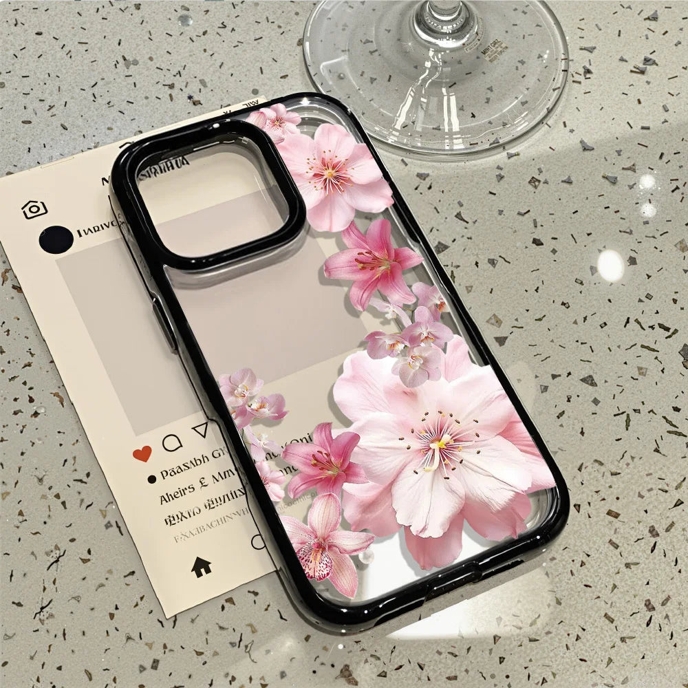Pink Lily Floral Case
