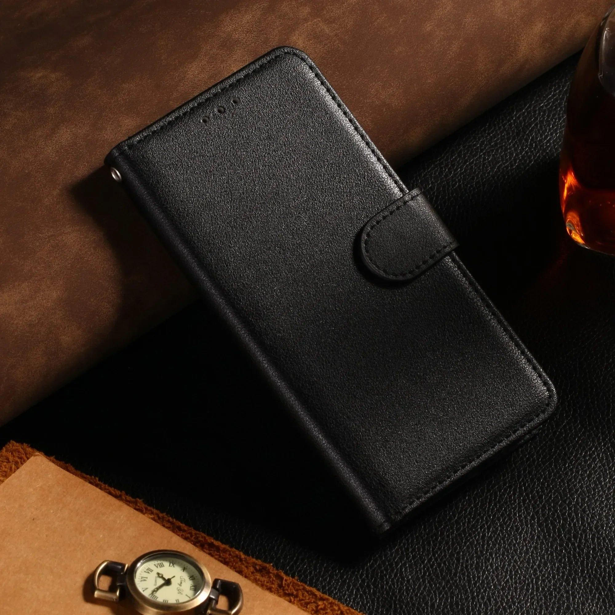 Premium Samsung Leather Wallet Case