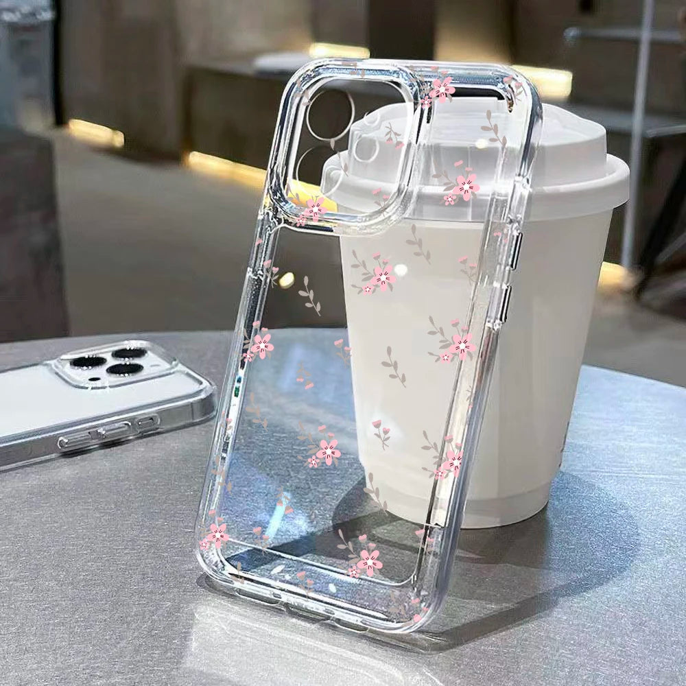 Elegant Flower Clear Case