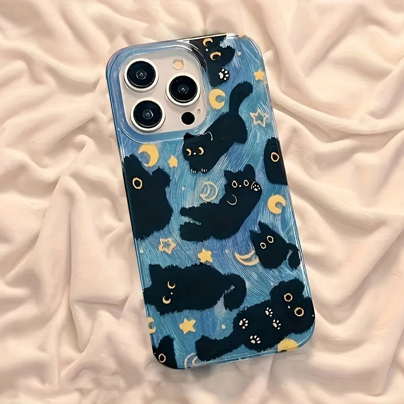Moon Start Cat Silicone Case