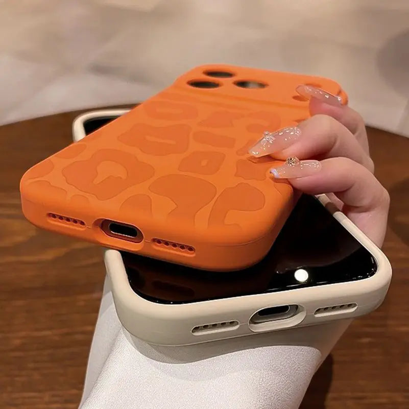 Colorful Leopard Silicone Case