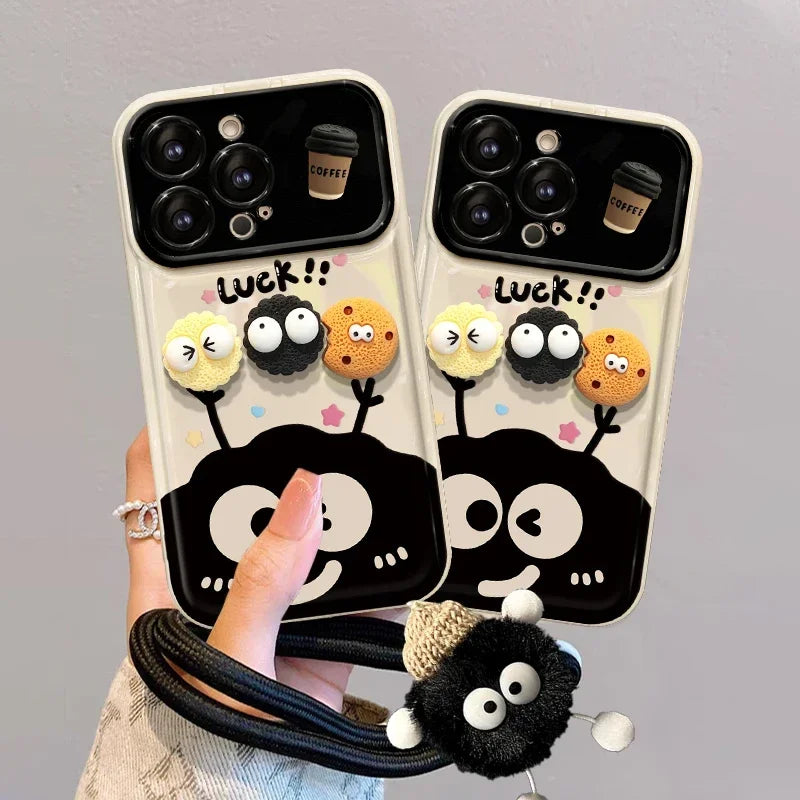 Cartoon Wrist Lanyard Case