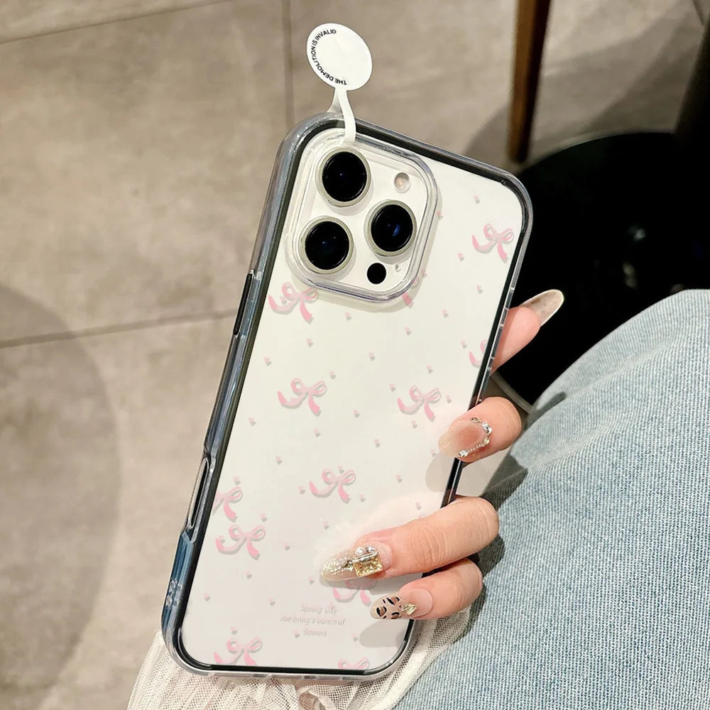 Cute Pink Bow Case