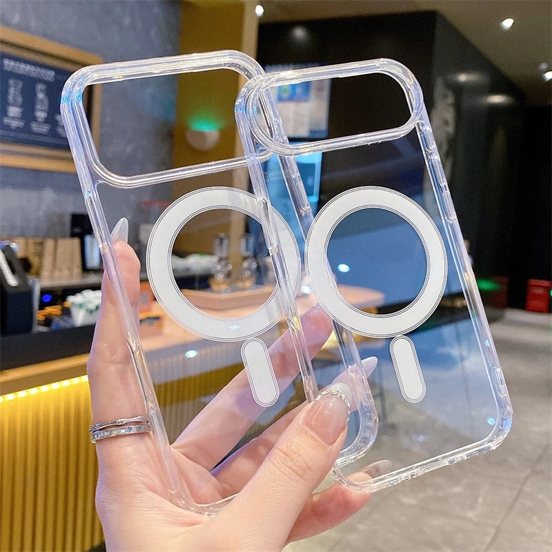 Transparent MagSafe Hard Case