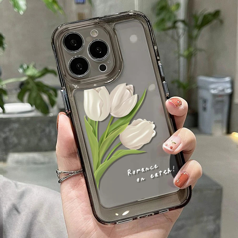 Tulip Bloom Clear Case