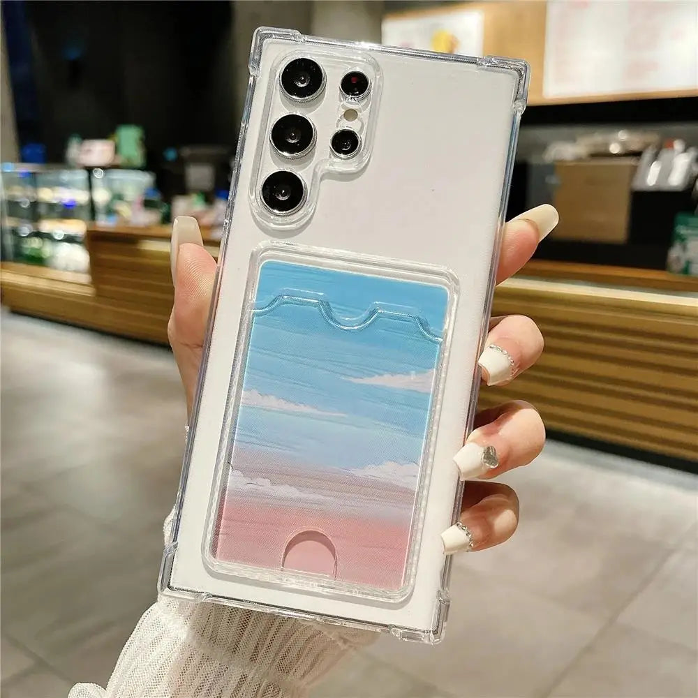 Crystal Card Holder Case