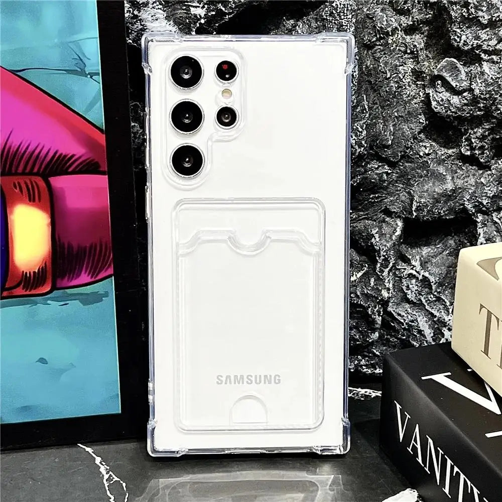 Crystal Card Holder Case