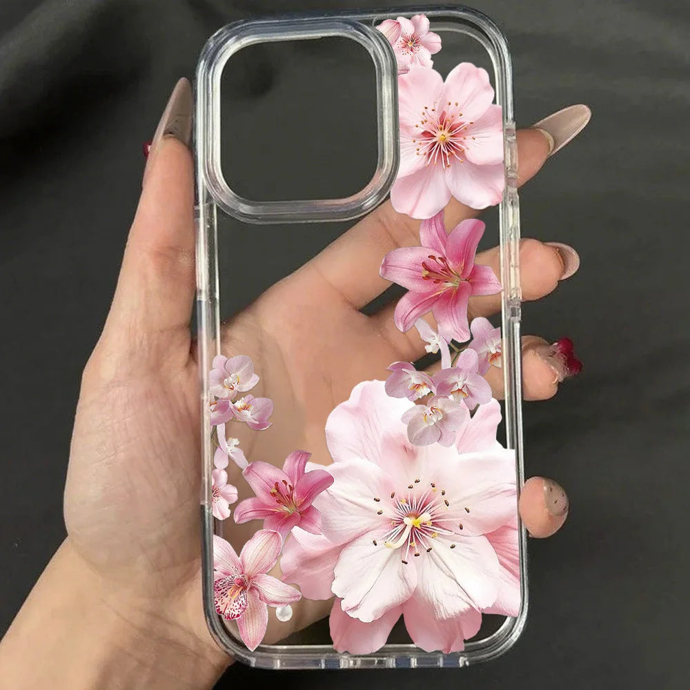Pink Lily Floral Case