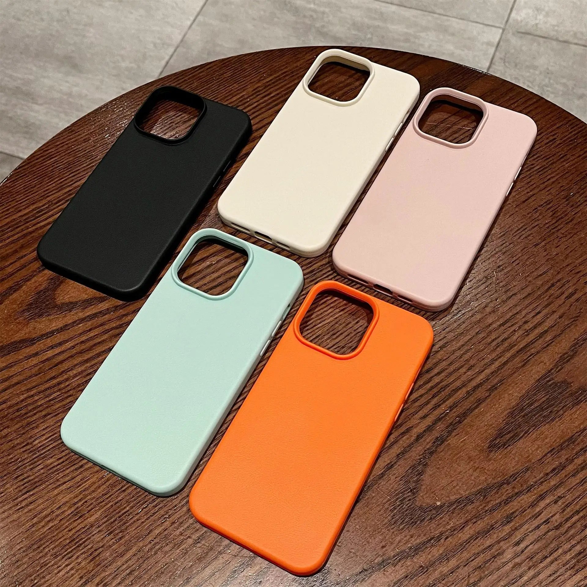Soft Litchi Leather Pattern Case