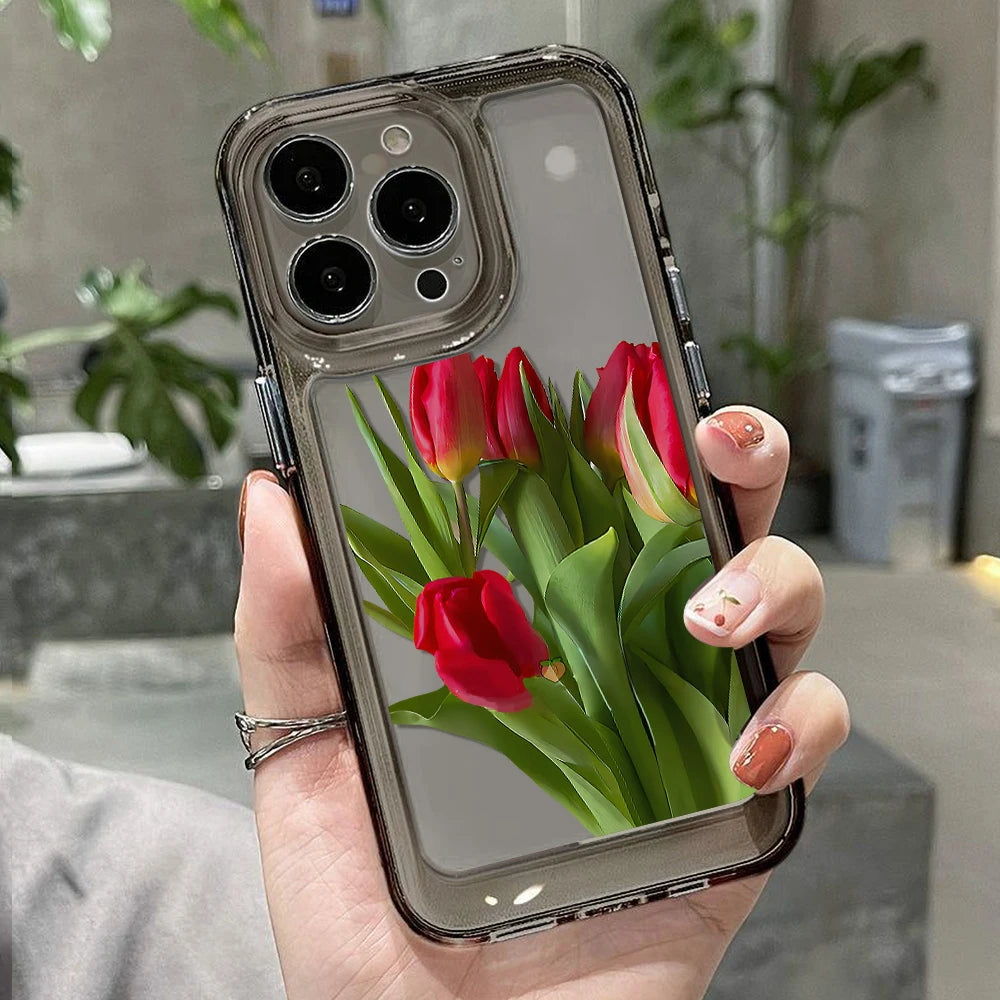 Tulip Bloom Clear Case