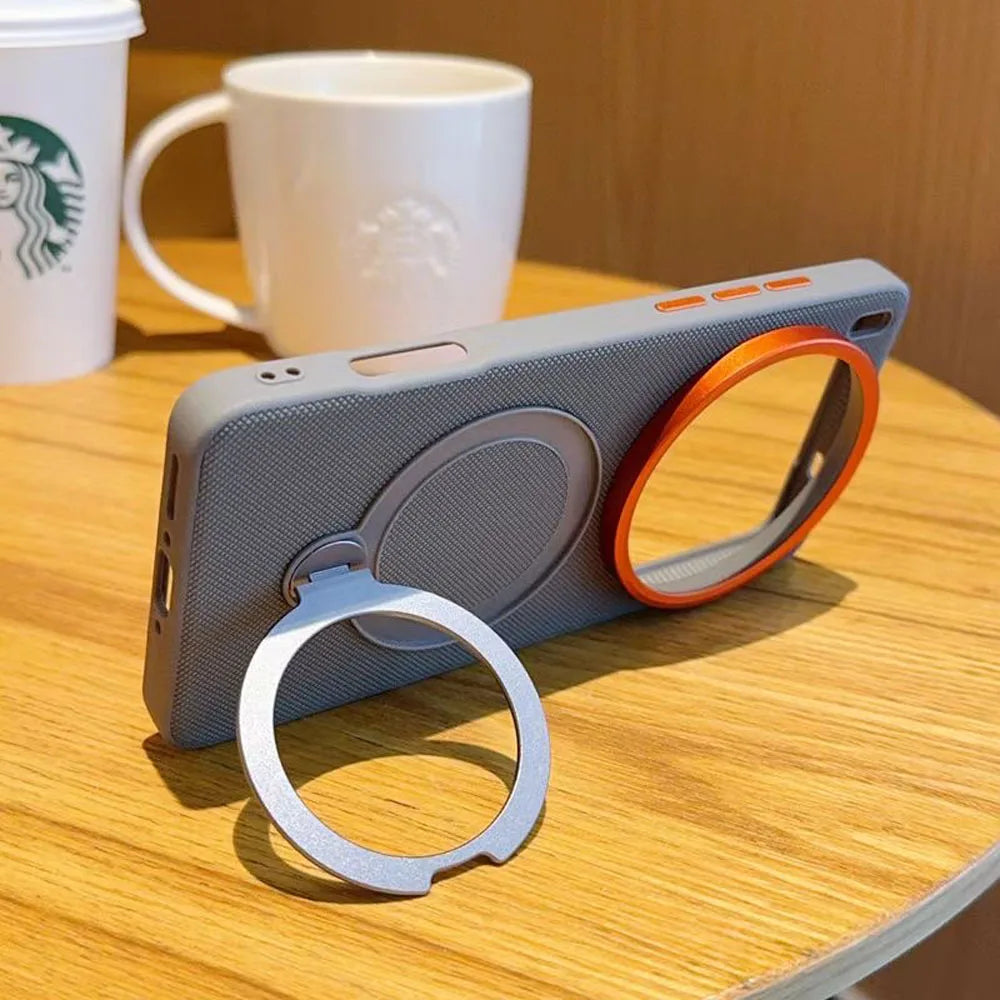 Magnetic Diamond Texture Ring Case