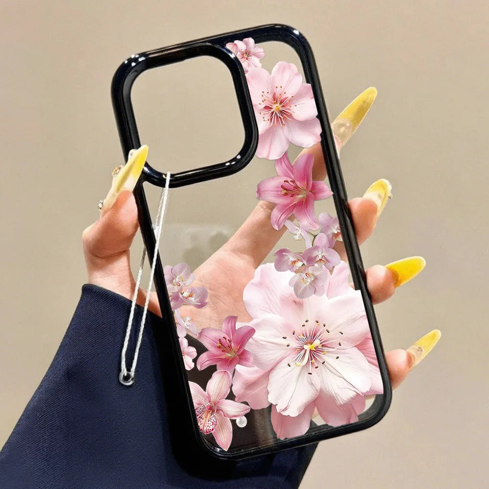 Pink Lily Floral Case