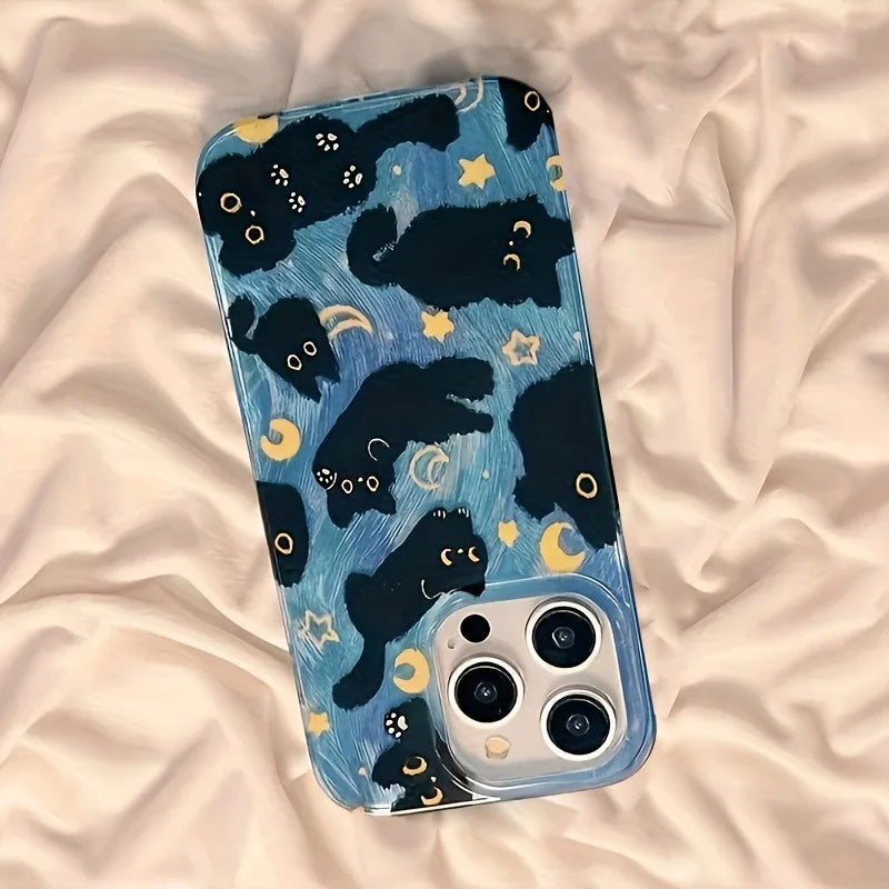 Moon Start Cat Silicone Case