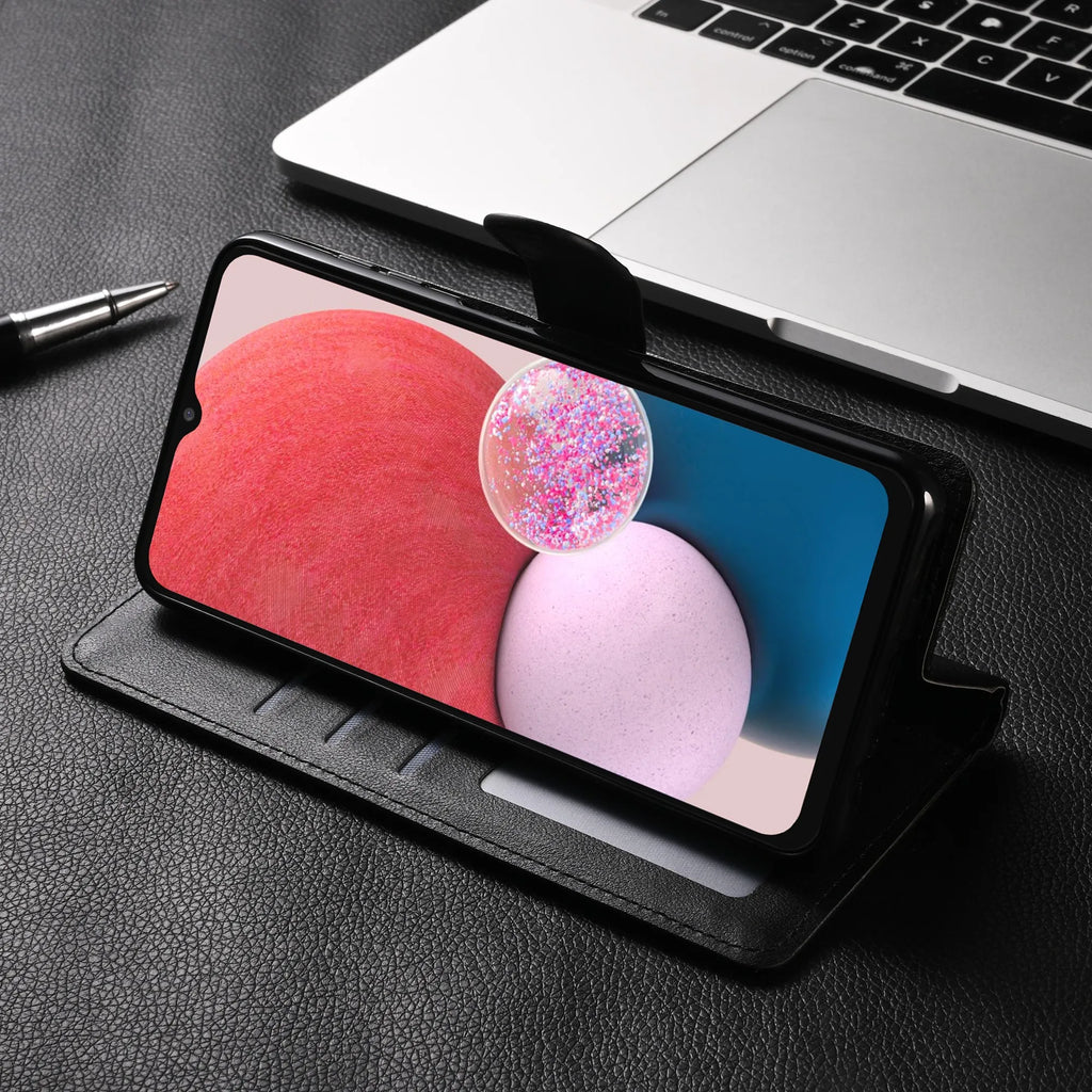 Premium Samsung Leather Wallet Case