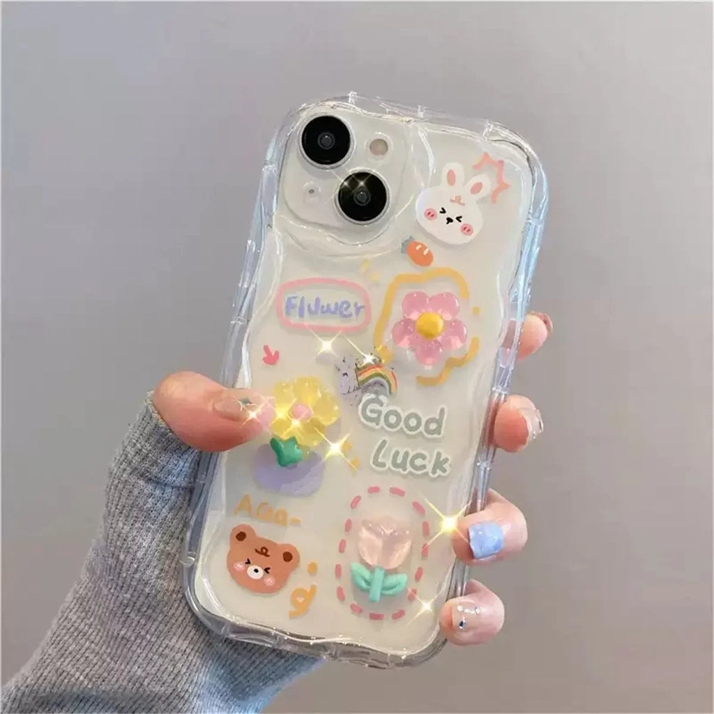 Bear Charm Lanyard Case