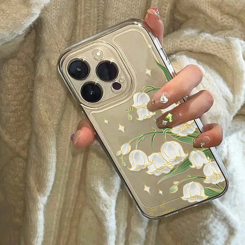 Aesthetic Flower Clear Case