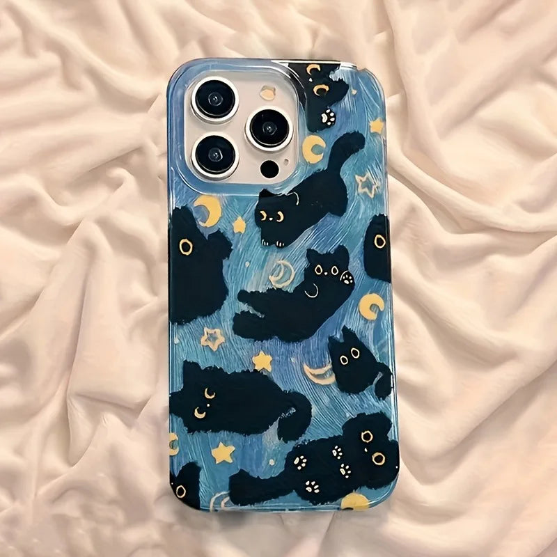 Moon Start Cat Silicone Case