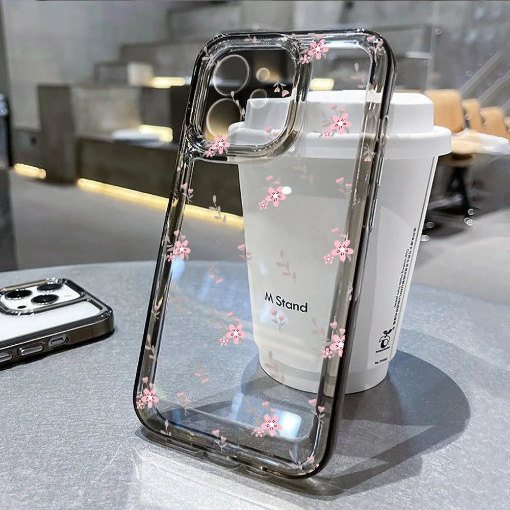 Elegant Flower Clear Case