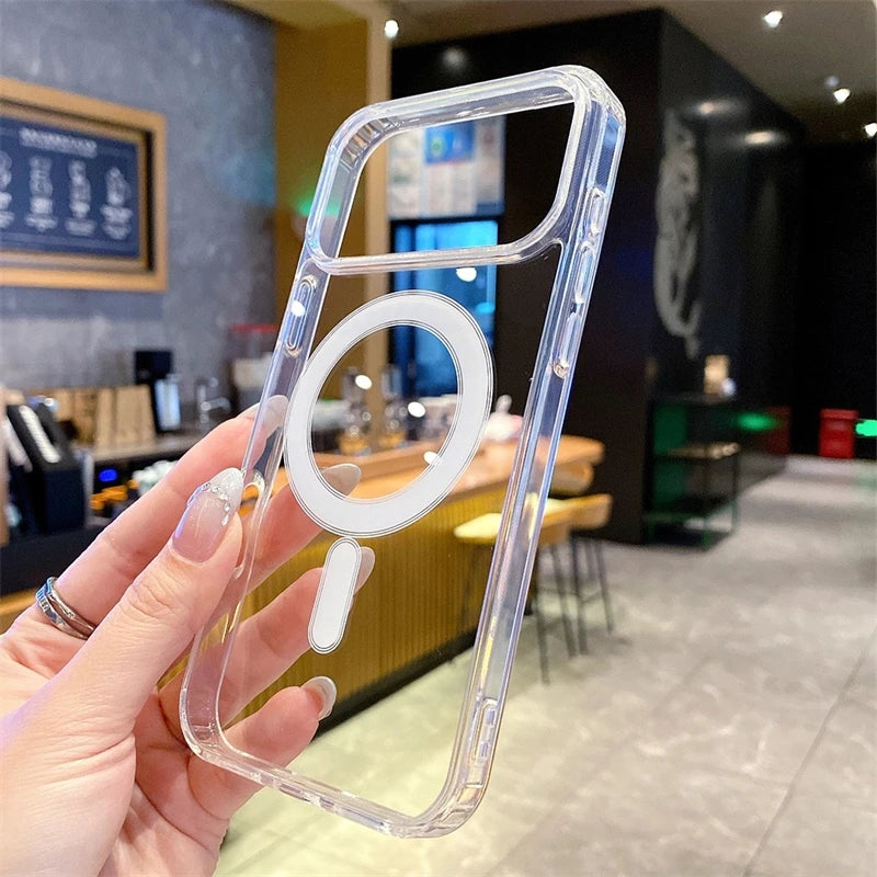 Transparent MagSafe Hard Case