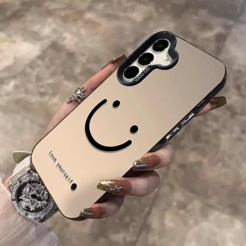 Silver Smile Cheeks Case