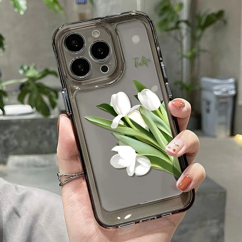 Tulip Bloom Clear Case