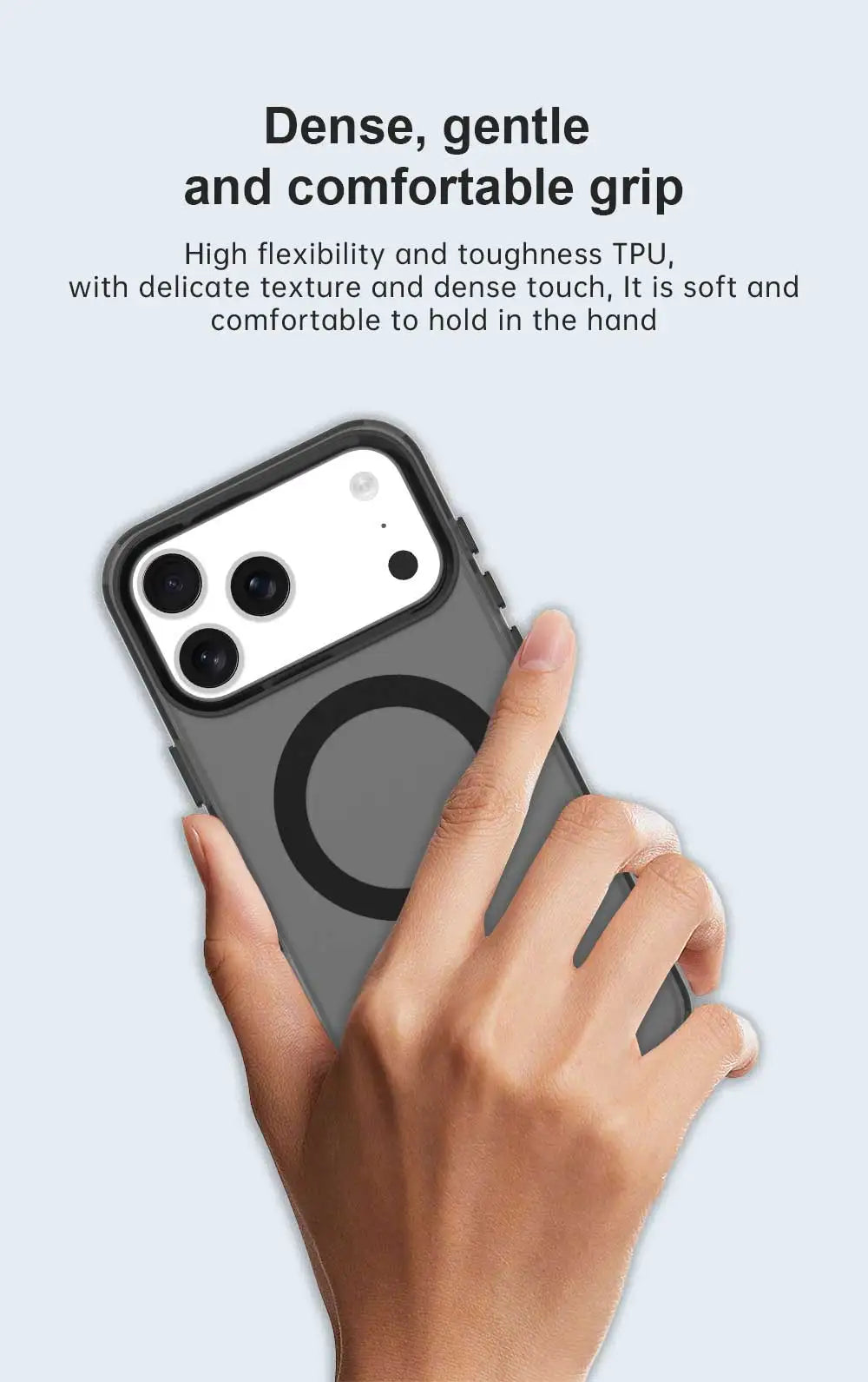 Shockproof Matte Clear Case