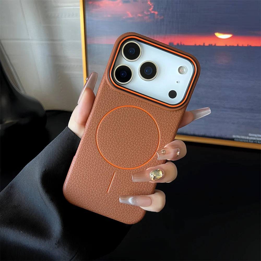 Frosted Lichee Mag Case