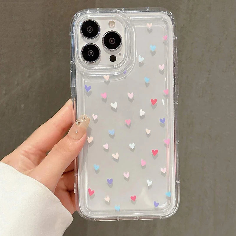 Minimal Heart Clear Case