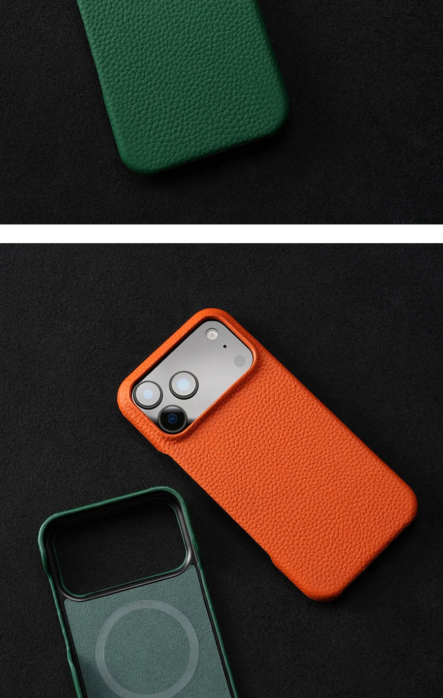 Luxury Natural Cowhide Leather Case