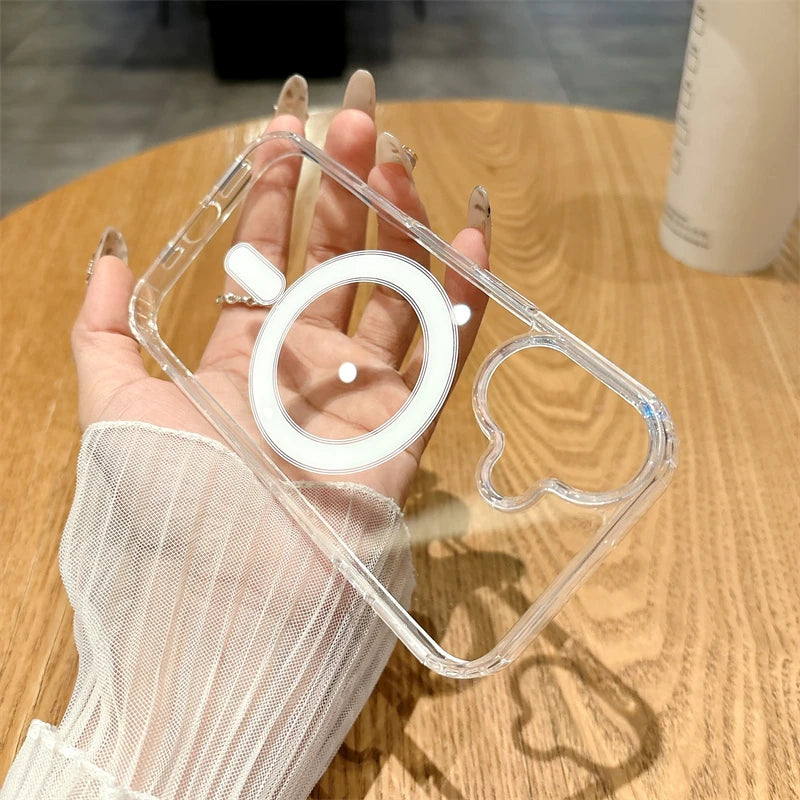 Transparent MagSafe Hard Case