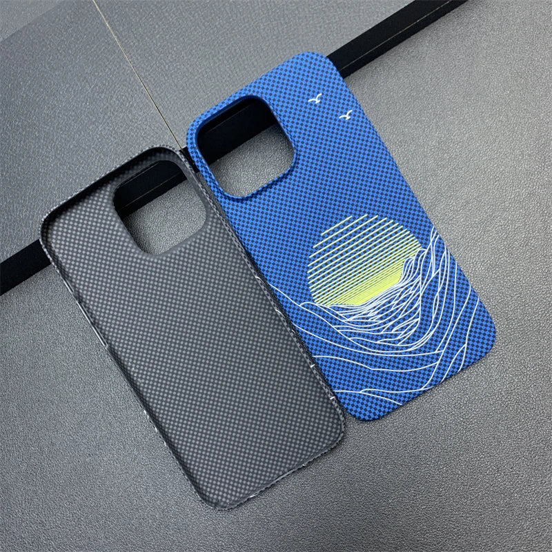 Slim Carbon Fiber Pattern Case