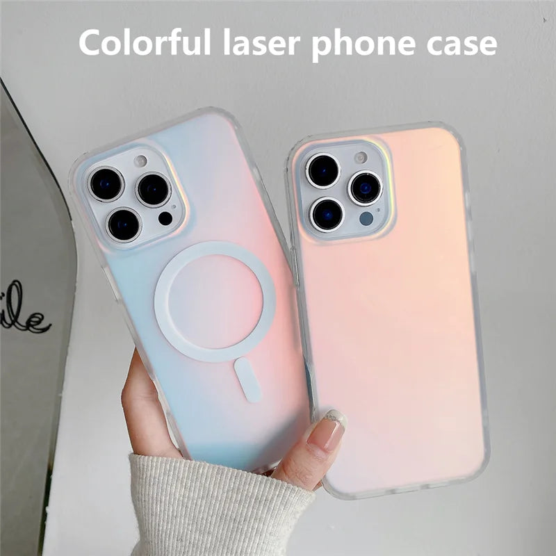Frosted Laser Gradient Case