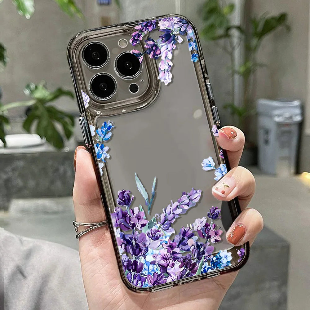 Floral Clear Silicone Case