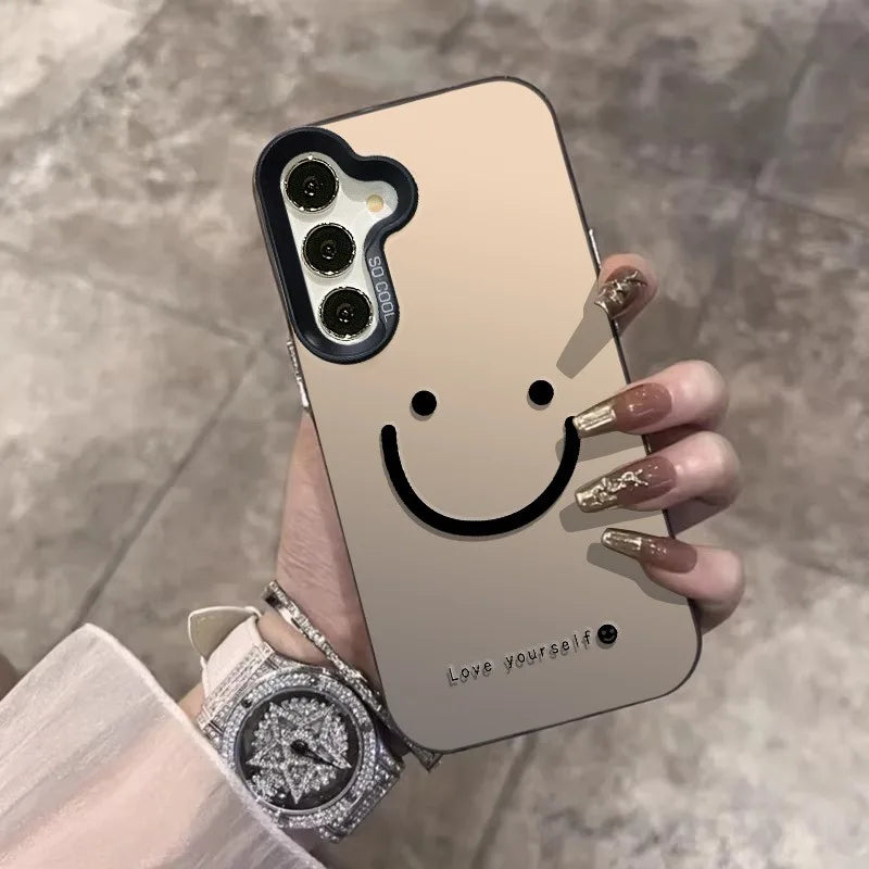 Silver Smile Cheeks Case