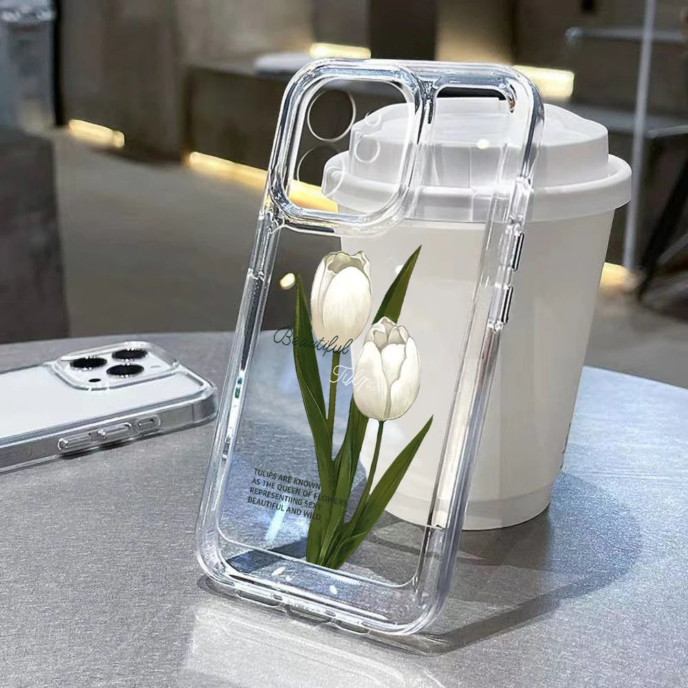 Tulip Bloom Clear Case