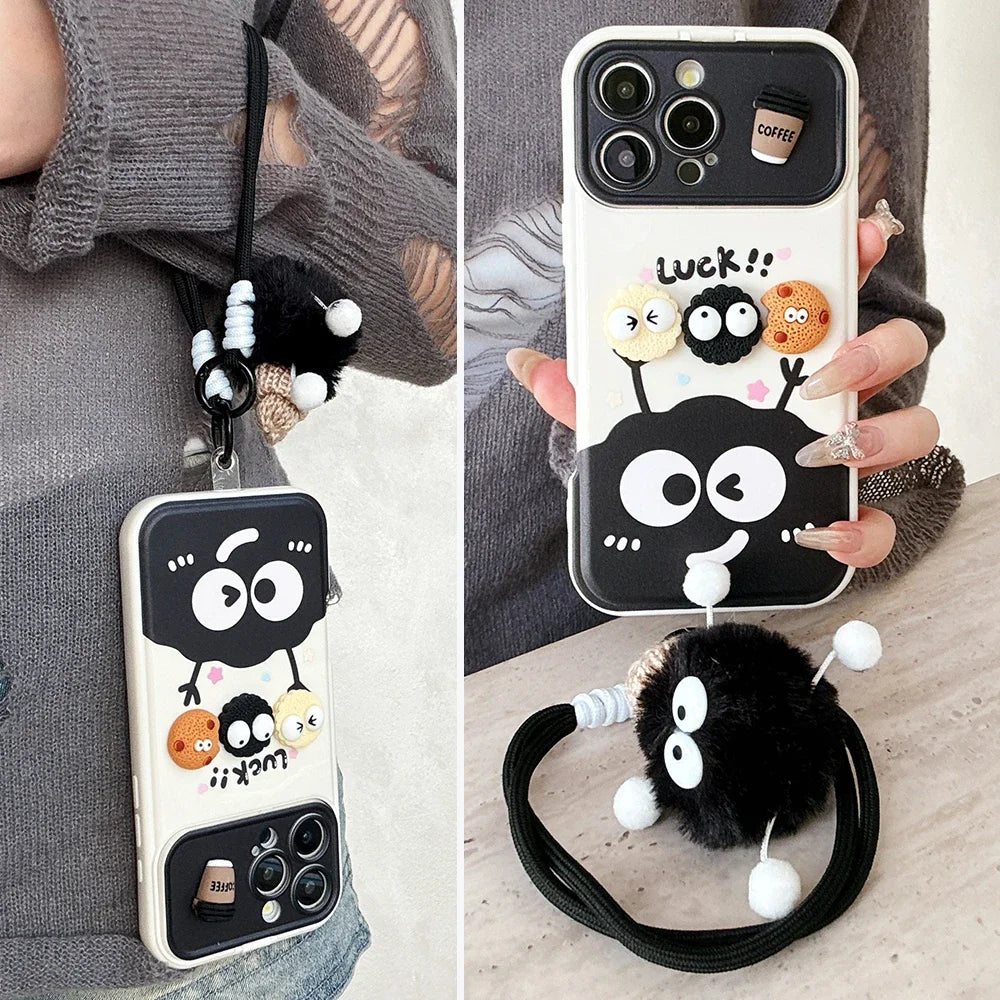Cartoon Wrist Lanyard Case